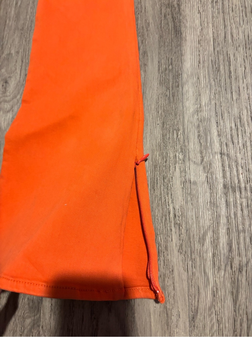 7 For All Mankind Orange Denim Jeans - Picture 4 of 11